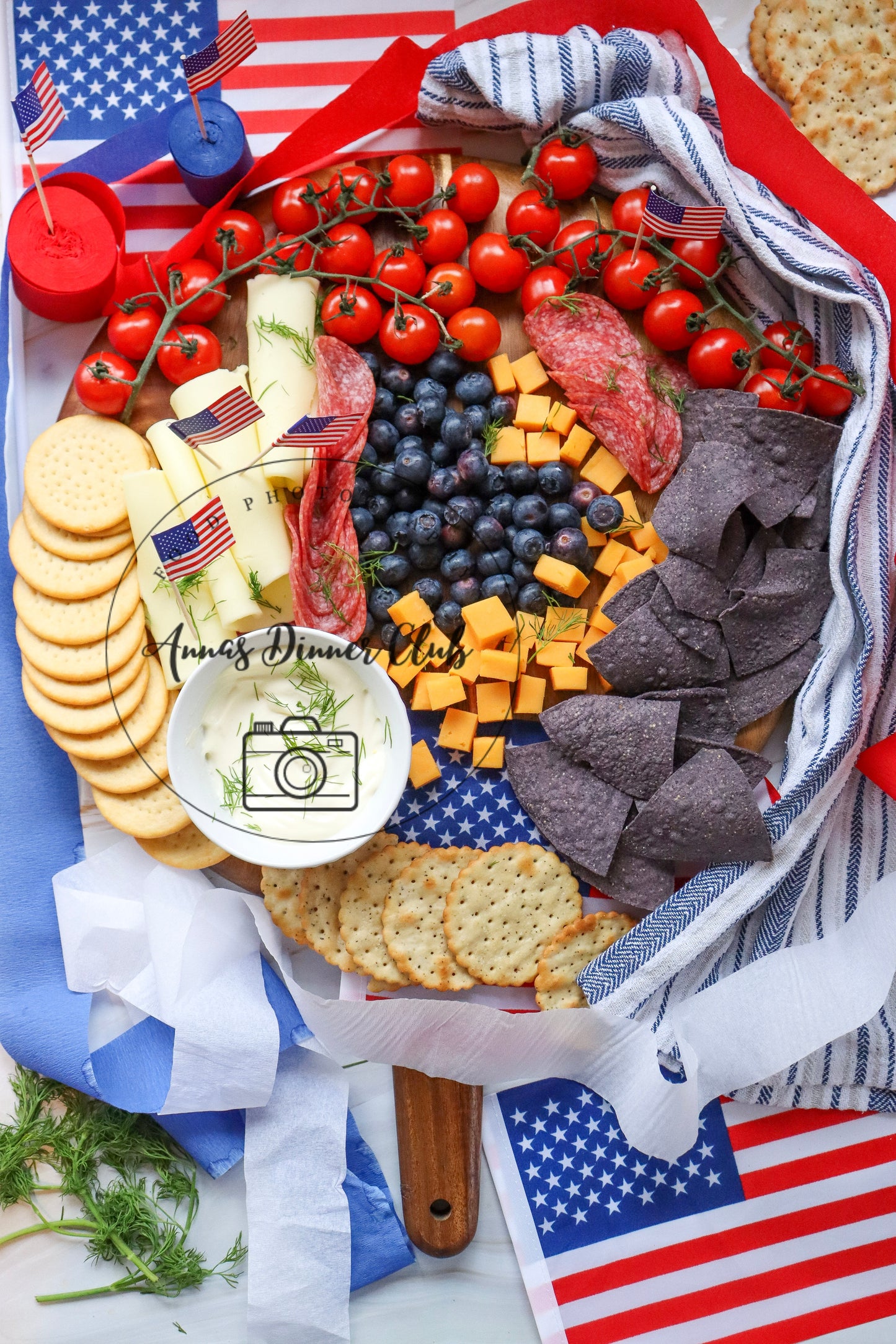 Patriotic Charcuterie Board PLR set