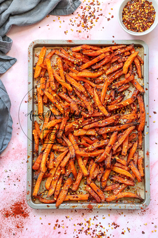 Sweet potato chili fries semi exclusive set 2