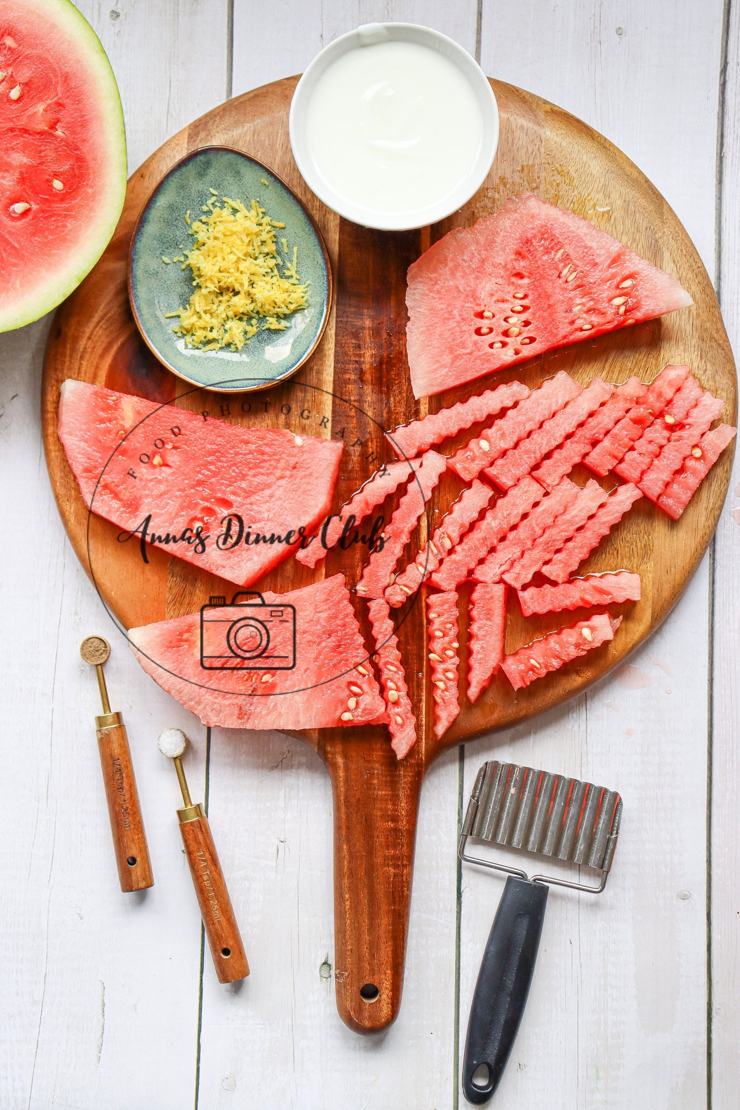 Watermelon crinkle fries semi exclusive set 3