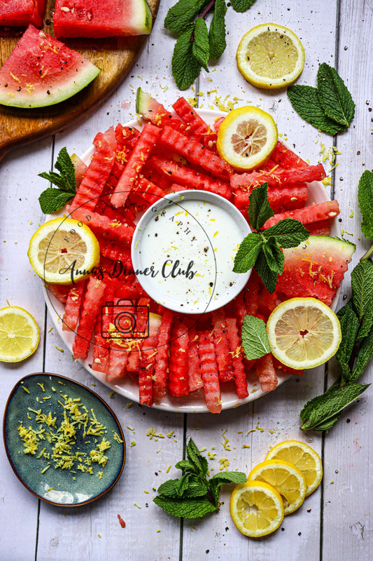 Watermelon crinkle fries semi exclusive set 1