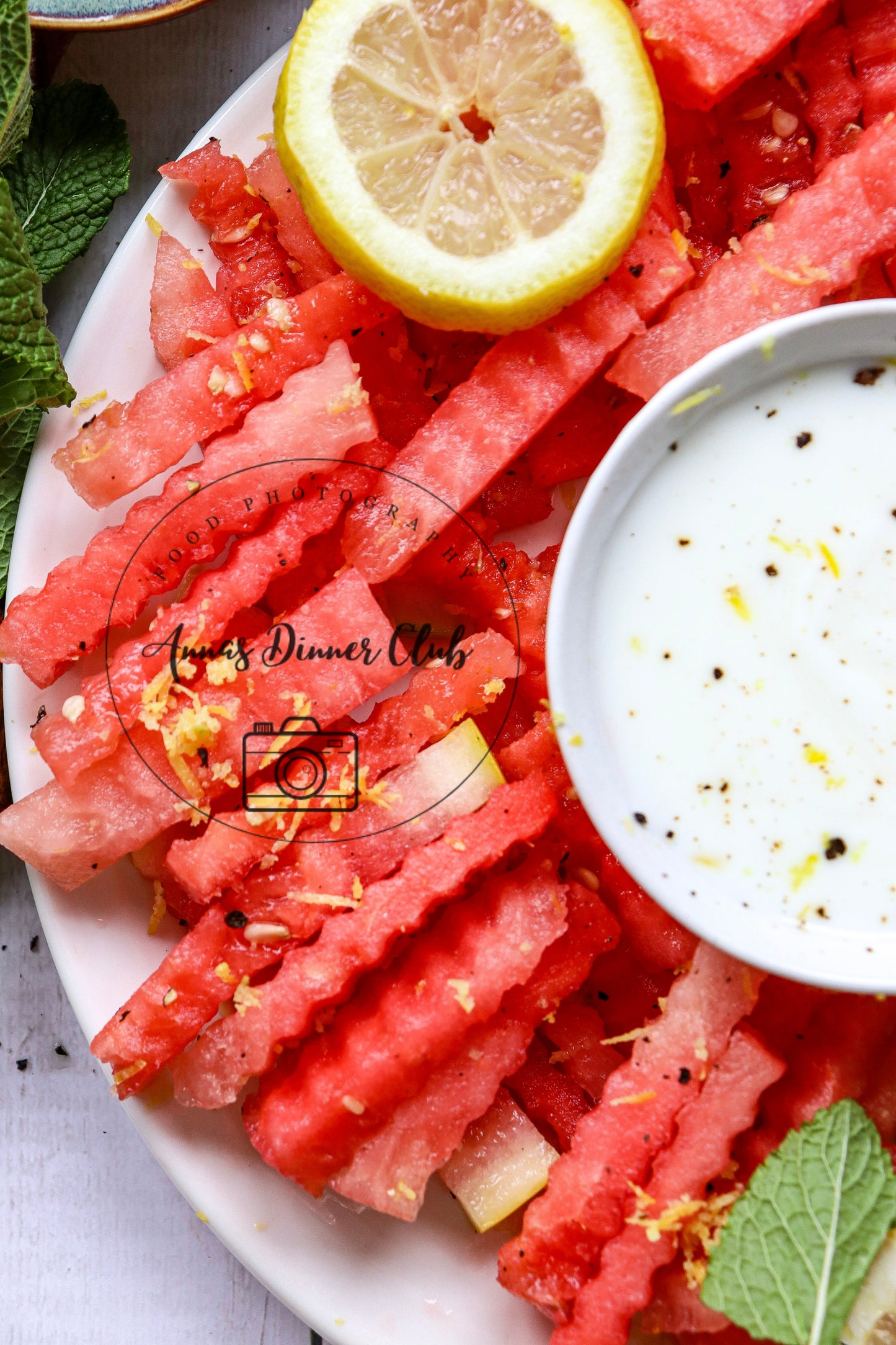 Watermelon crinkle fries semi exclusive set 1