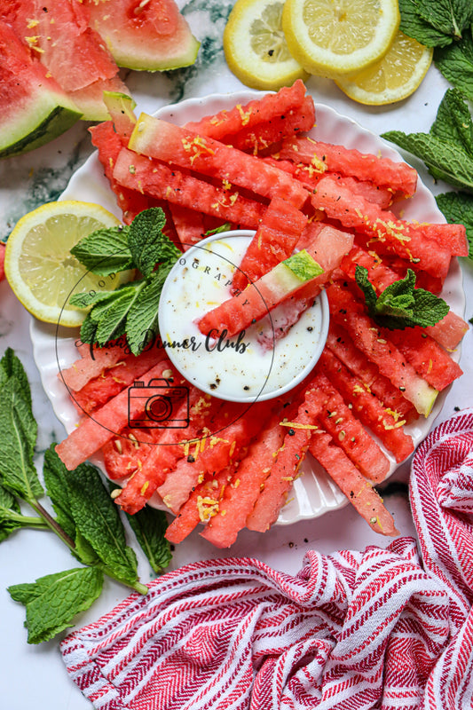 Watermelon crinkle fries semi exclusive set 2