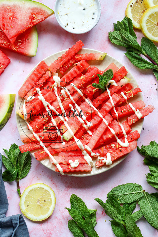 Watermelon crinkle fries semi exclusive set 3