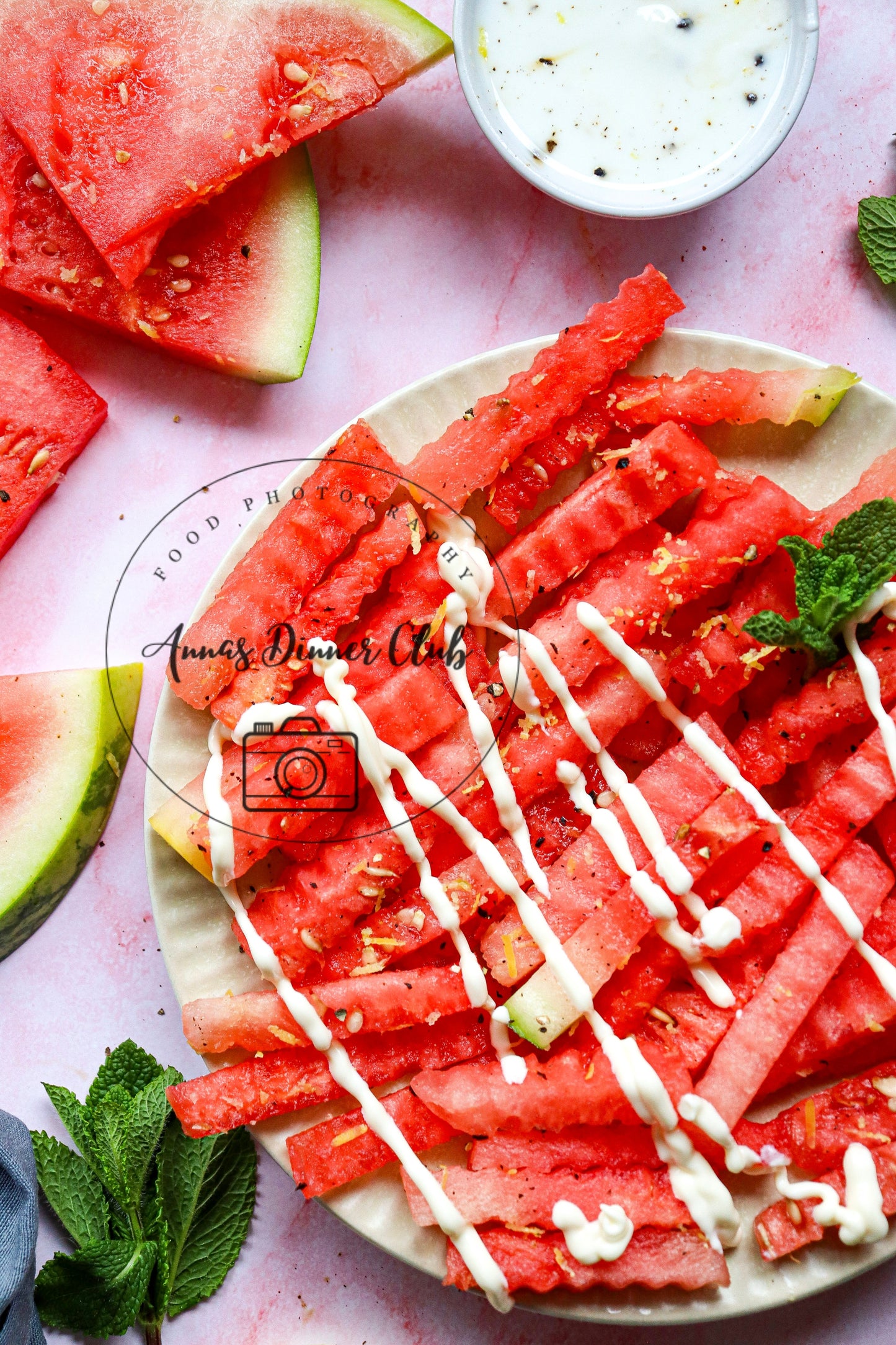 Watermelon crinkle fries semi exclusive set 3