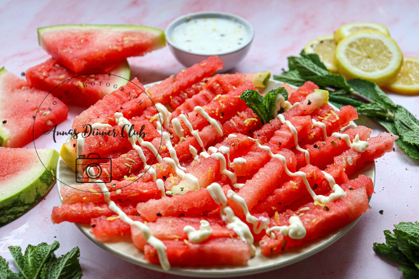 Watermelon crinkle fries semi exclusive set 3