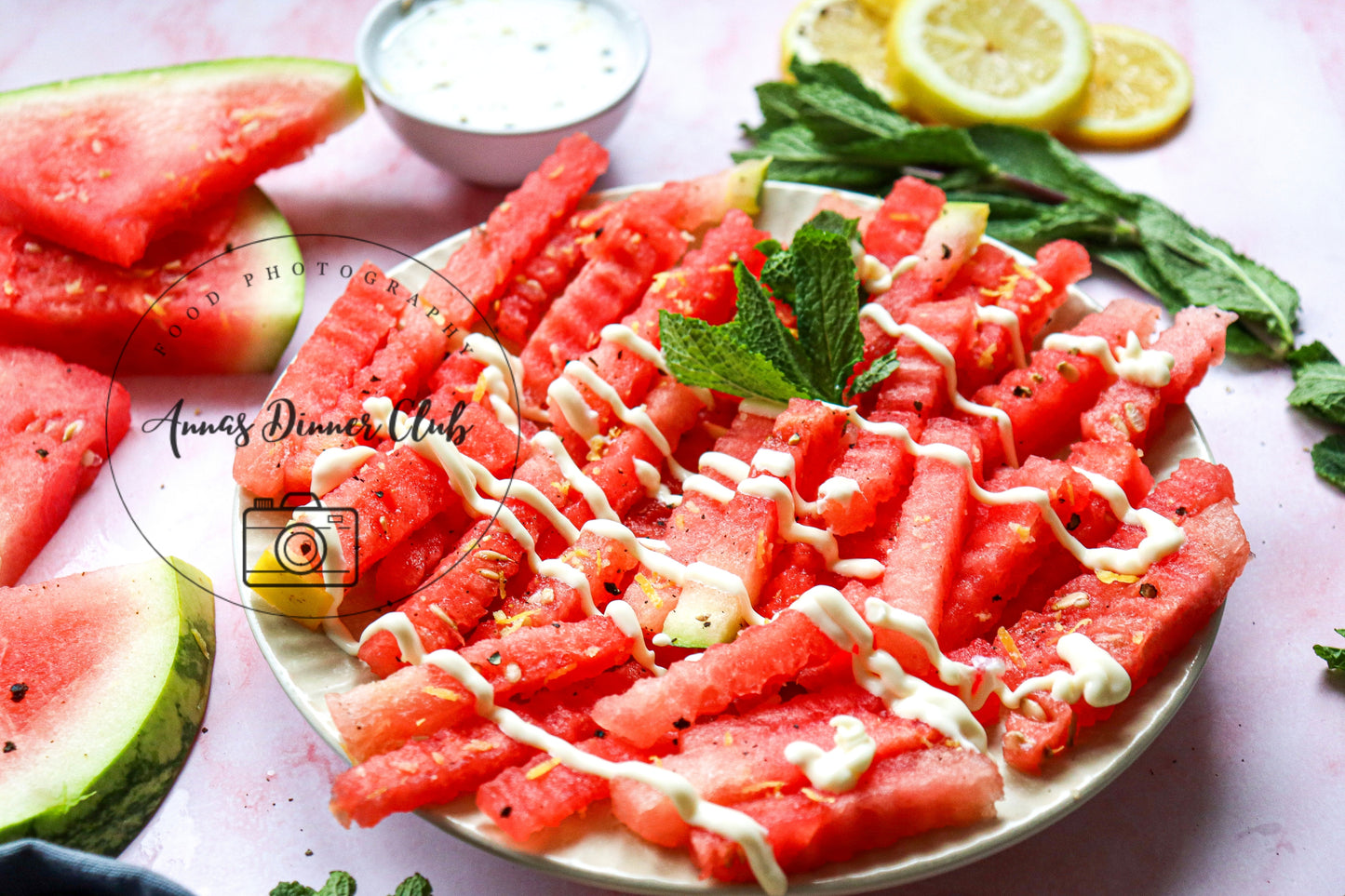 Watermelon crinkle fries semi exclusive set 3