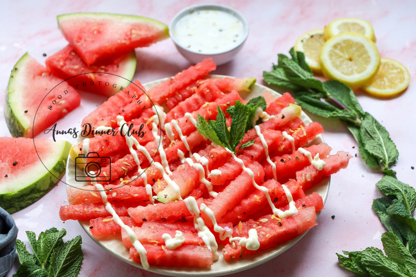 Watermelon crinkle fries semi exclusive set 3
