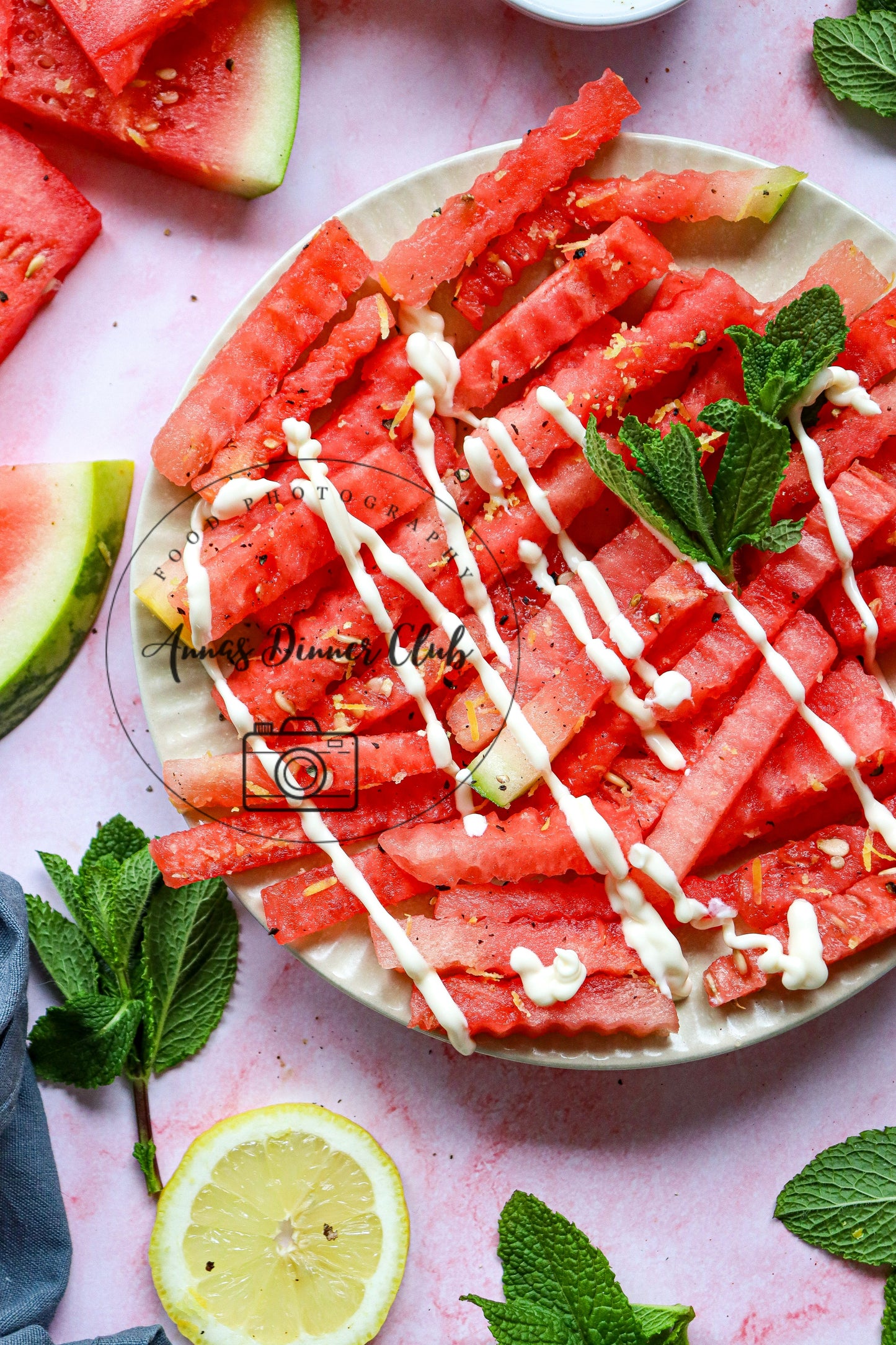 Watermelon crinkle fries semi exclusive set 3