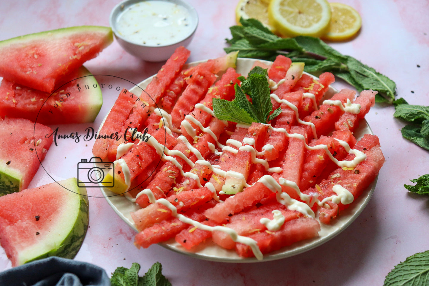 Watermelon crinkle fries semi exclusive set 3
