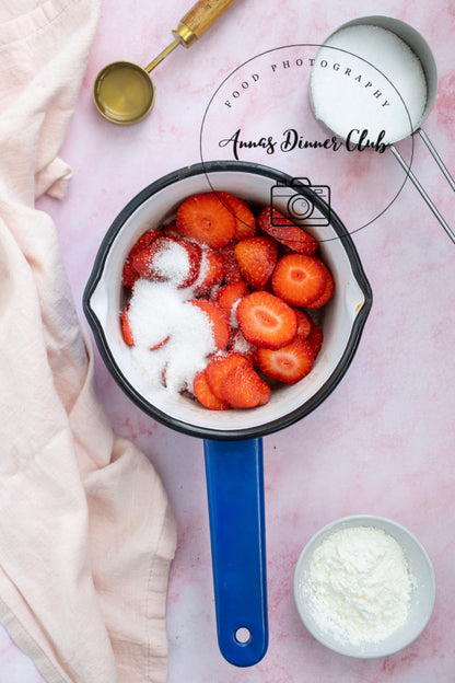 Vanilla Cake with strawberry filling Limited PLR set