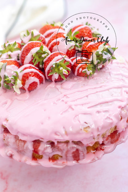 Vanilla Cake with strawberry filling Limited PLR set