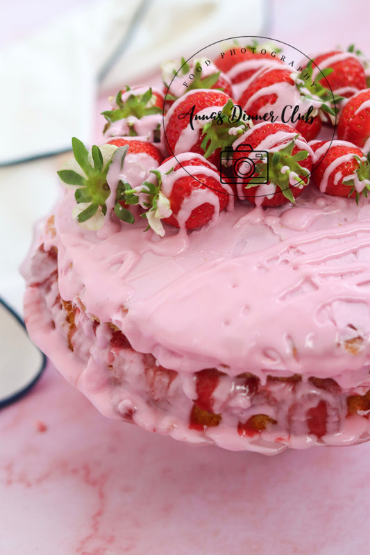 Vanilla Cake with strawberry filling Limited PLR set