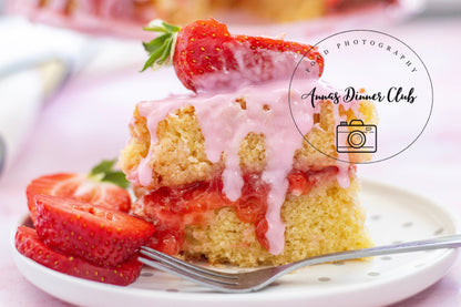 Vanilla Cake with strawberry filling Limited PLR set