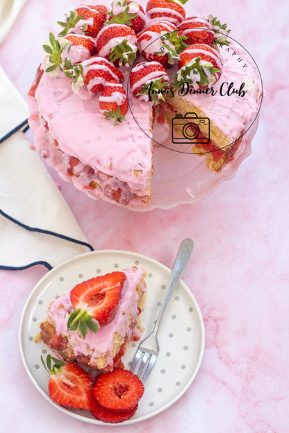 Vanilla Cake with strawberry filling Limited PLR set