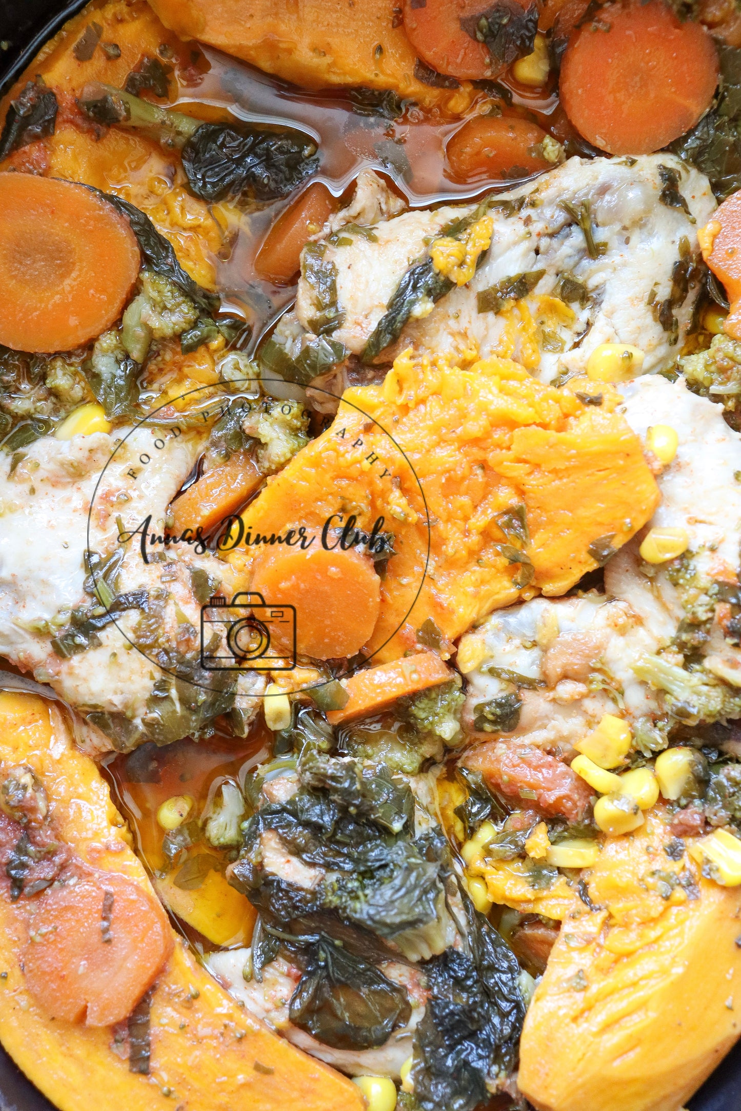 Slow Cooker Honey Garlic Chicken and Veggies - exclusive set