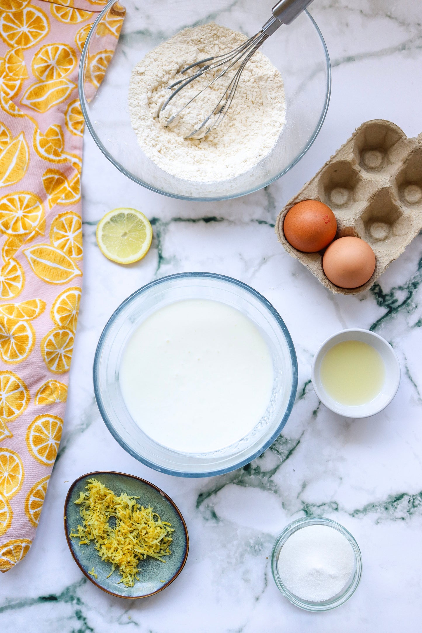Lemon blueberry pancakes - exclusive set
