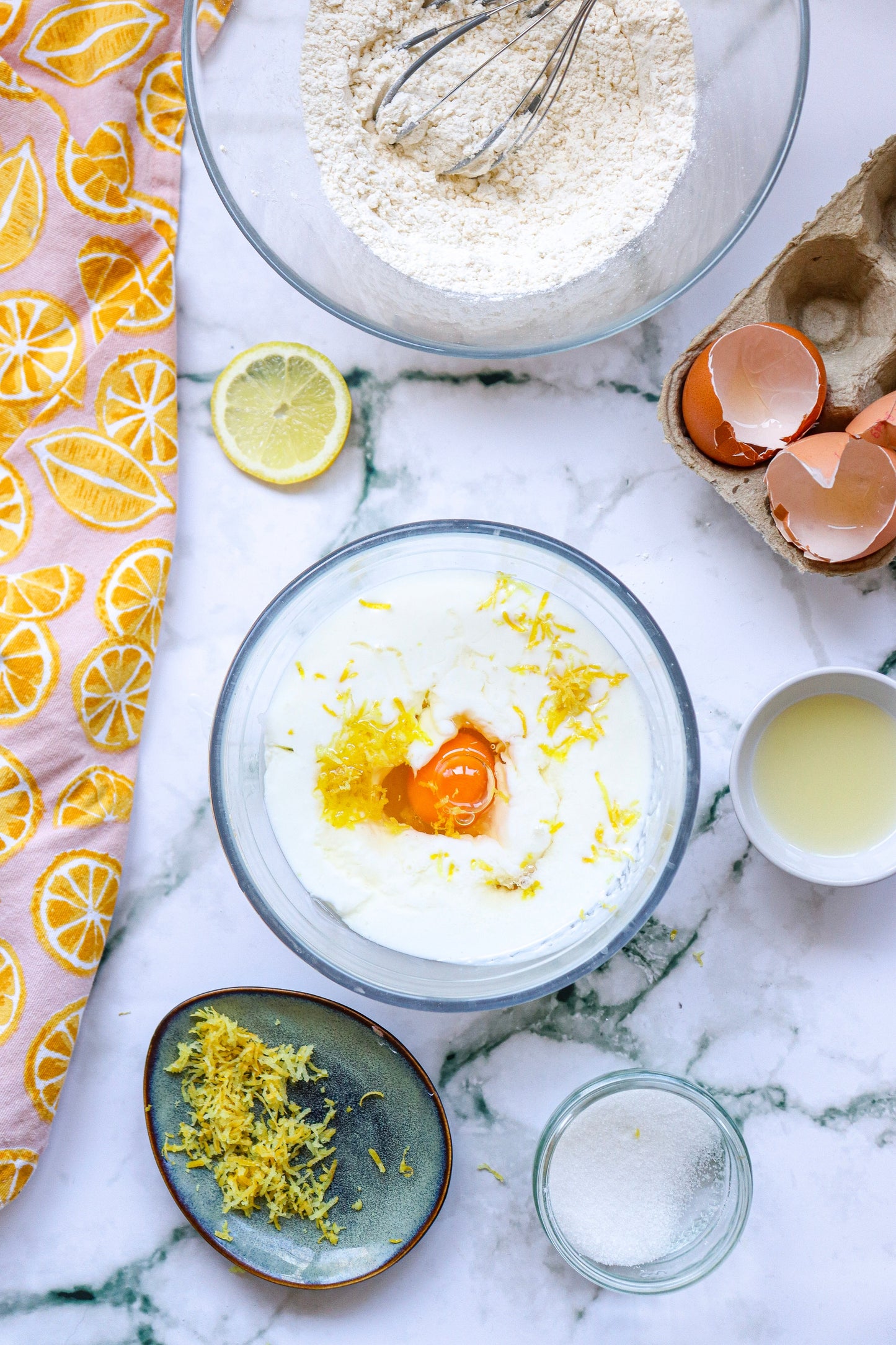 Lemon blueberry pancakes - exclusive set