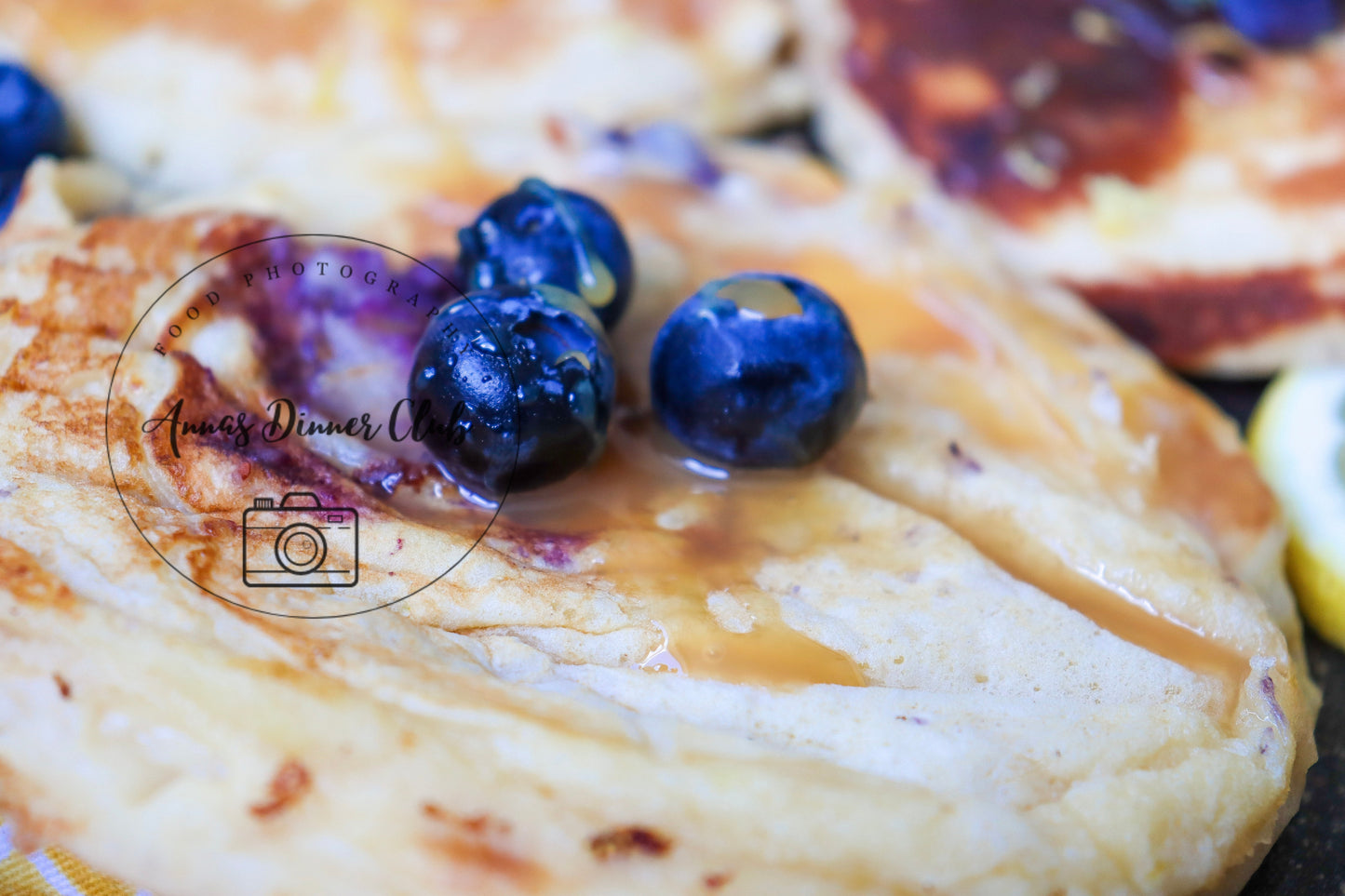 Lemon blueberry pancakes - exclusive set