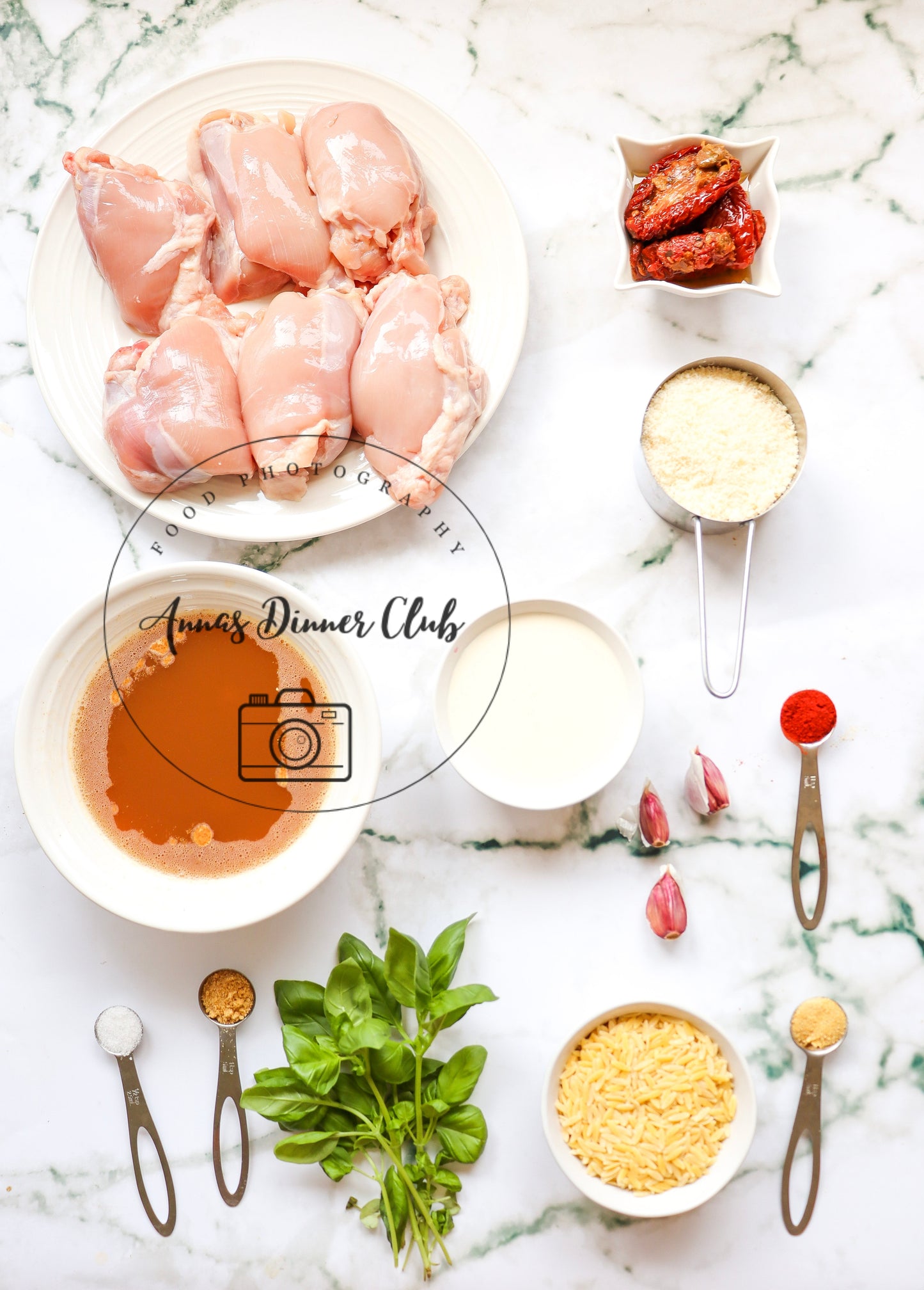 Slow Cooker Creamy Orzo pasta chicken semi exclusive set 1