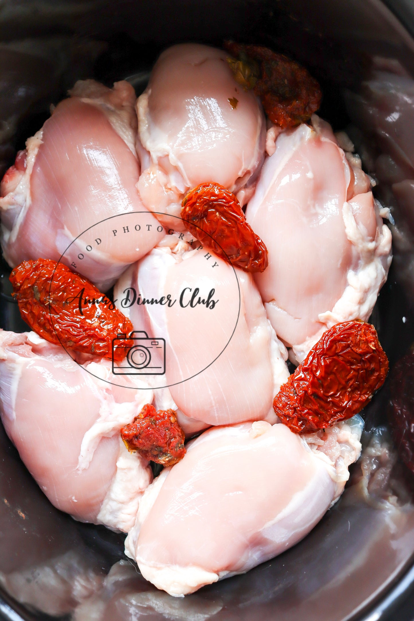Slow Cooker Creamy Orzo pasta chicken semi exclusive set 2