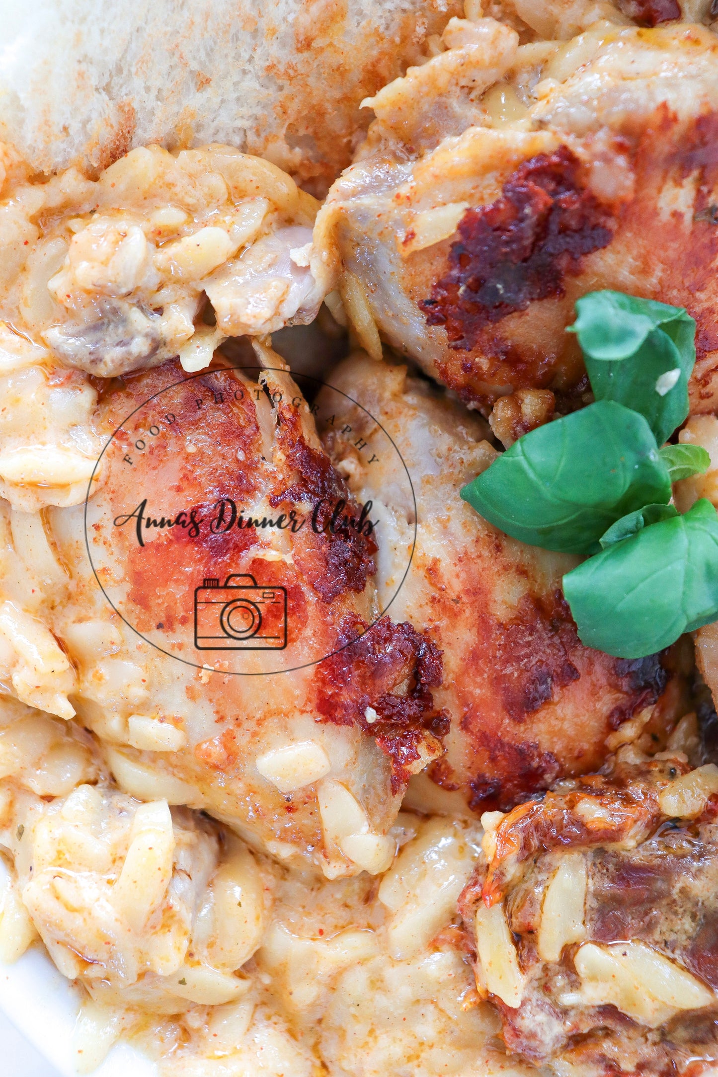 Slow Cooker Creamy Orzo pasta chicken semi exclusive set 2