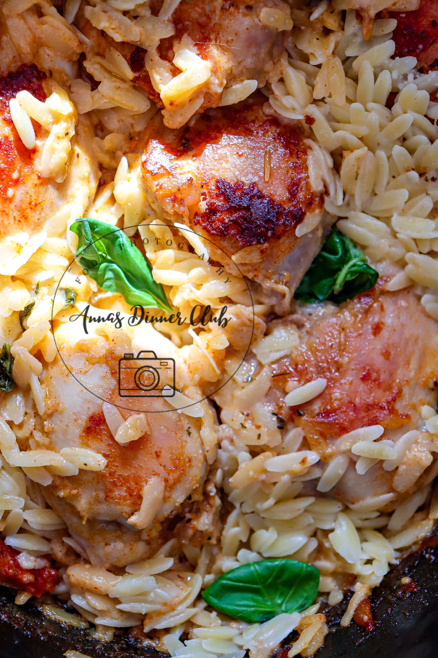 Slow Cooker Creamy Orzo pasta chicken semi exclusive set 1
