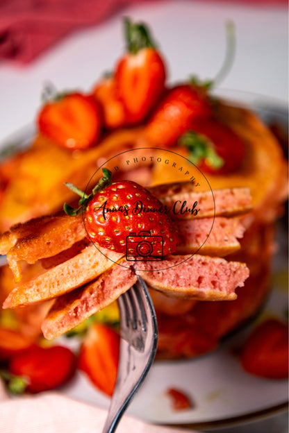 Strawberry Delight   Pancakes PLR set