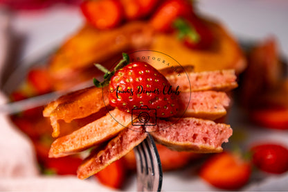 Strawberry Delight   Pancakes PLR set