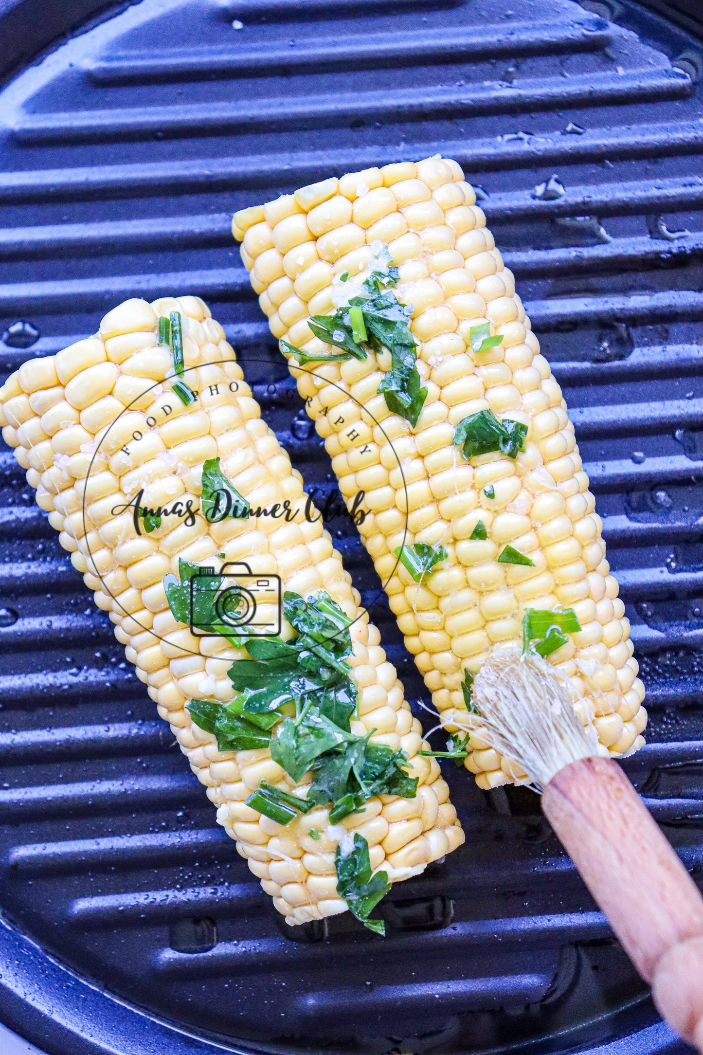 Grilled corn with herb butter - exclusive set