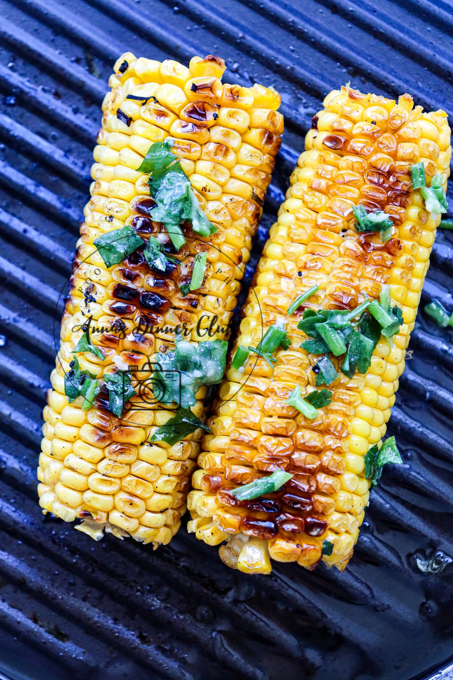 Grilled corn with herb butter - exclusive set