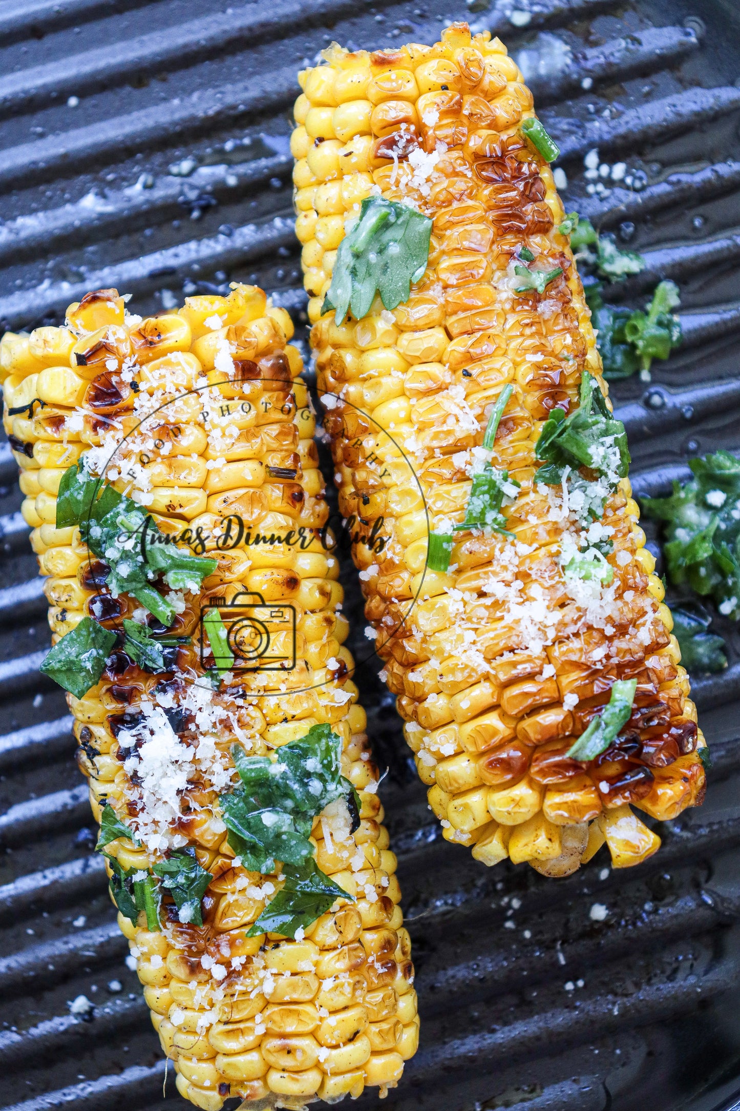 Grilled corn with herb butter - exclusive set