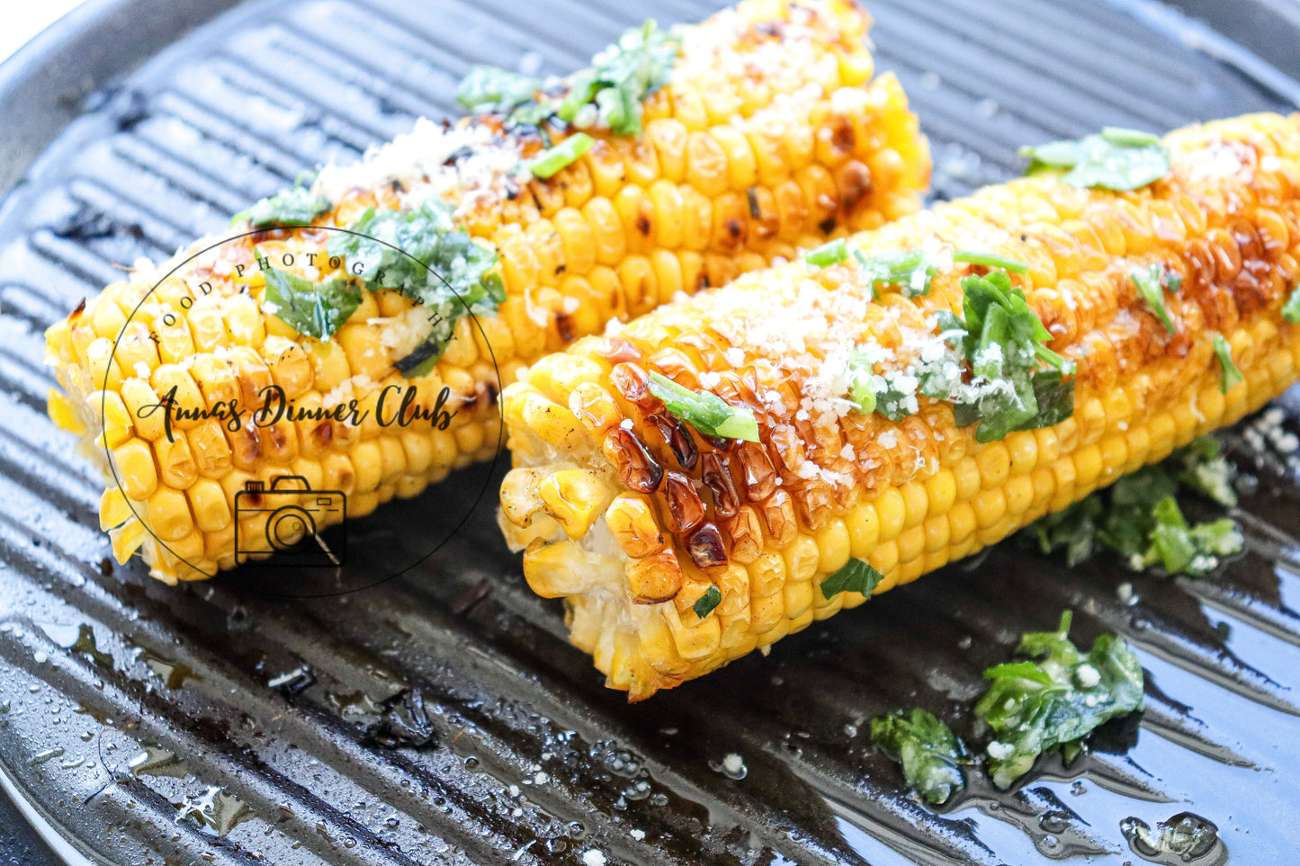 Grilled corn with herb butter - exclusive set