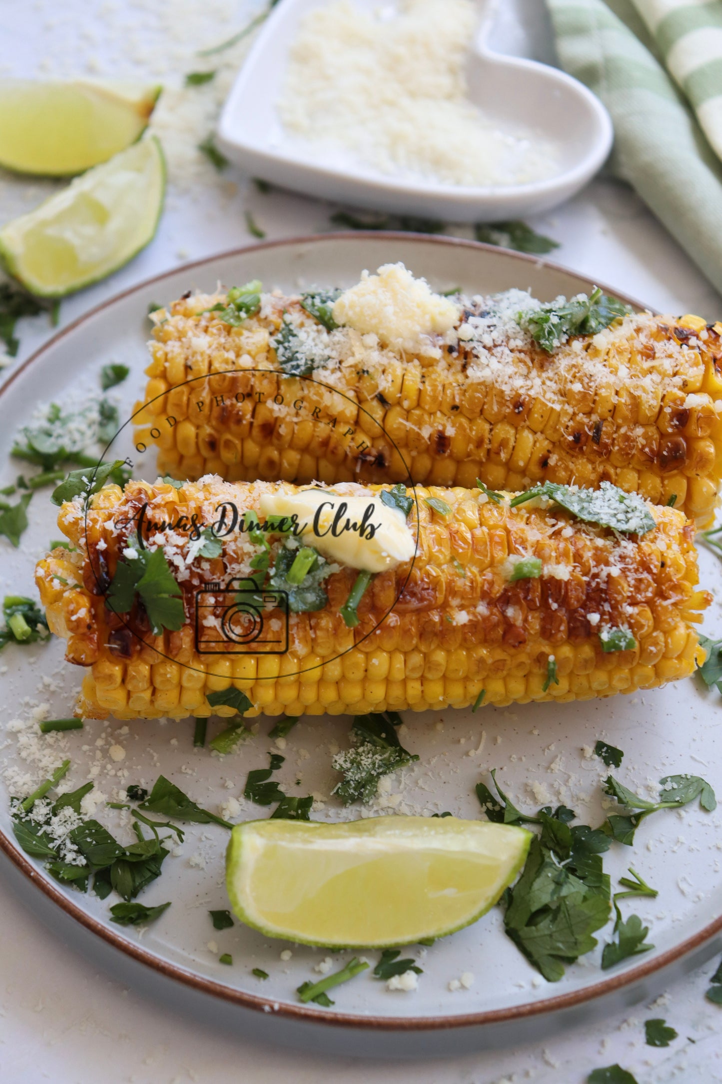 Grilled corn with herb butter - exclusive set