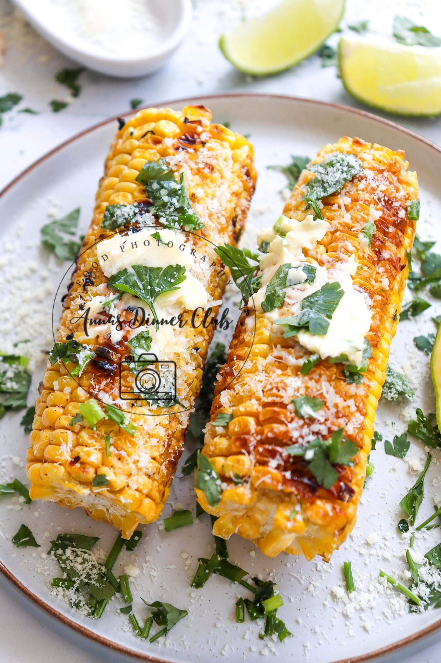 Grilled corn with herb butter - exclusive set