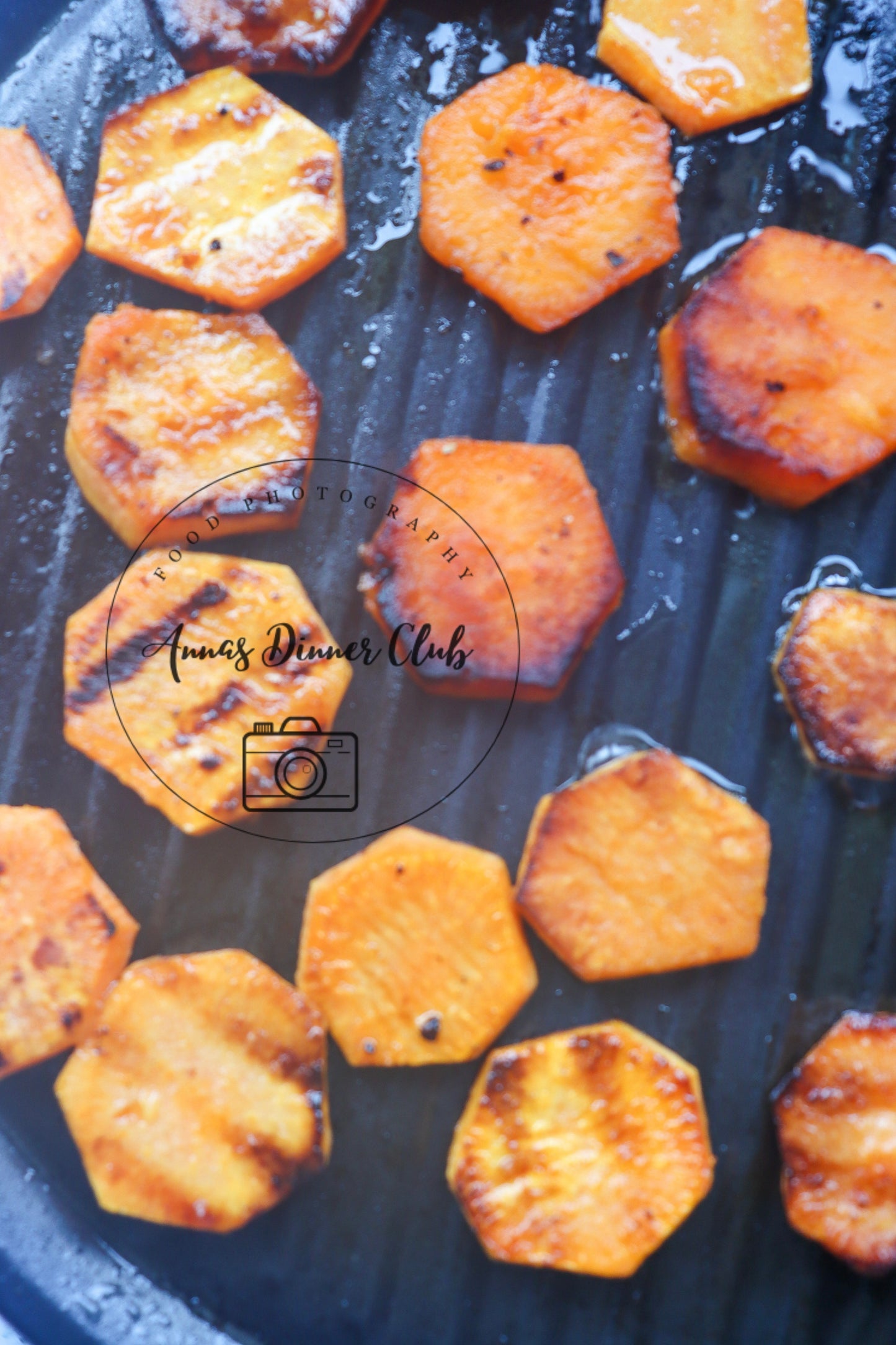 Grilled sweet potato blueberry salad - exclusive set