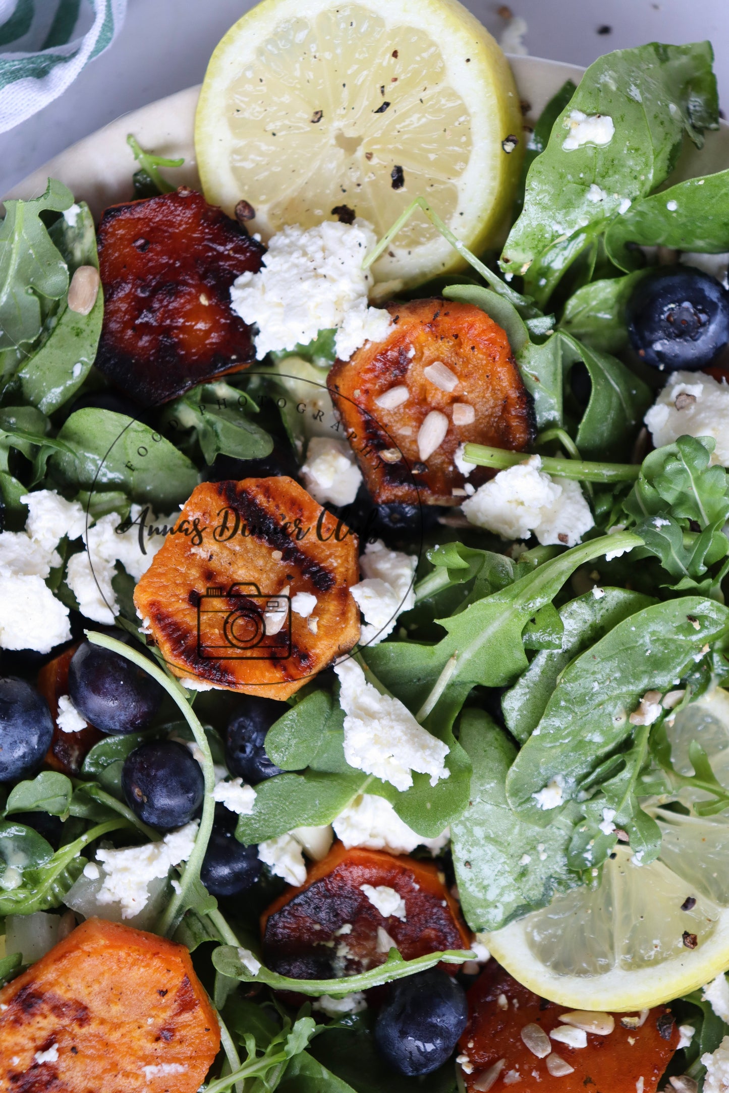 Grilled sweet potato blueberry salad - exclusive set