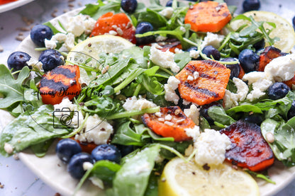 Grilled sweet potato blueberry salad - exclusive set