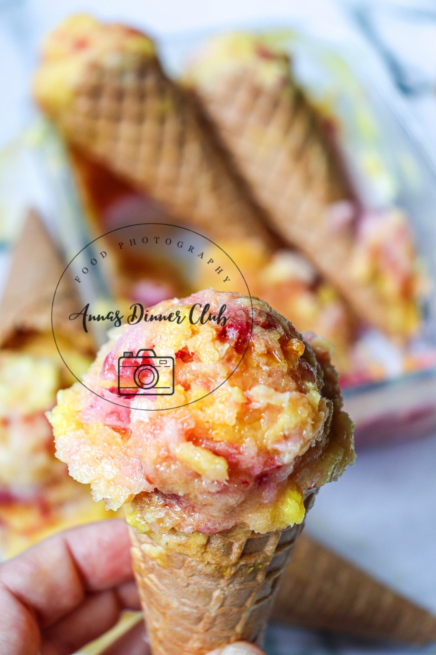 Easy Rainbow Sherbet no churn PLR set