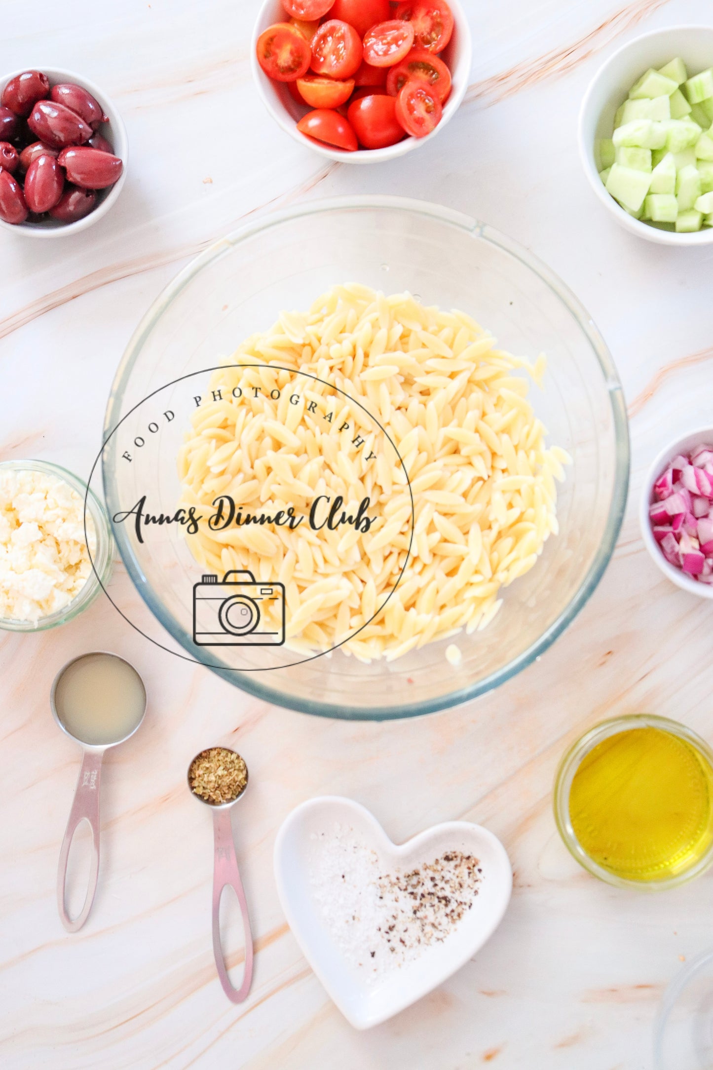 Mediterranean orzo  salad - semi exclusive set 2