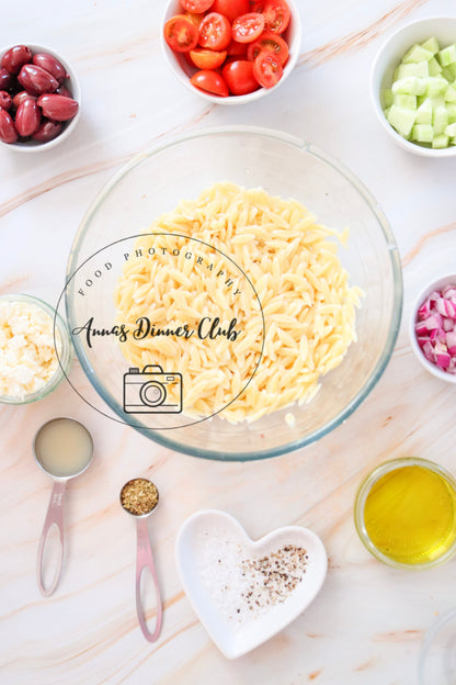 Mediterranean orzo  salad - semi exclusive set 2