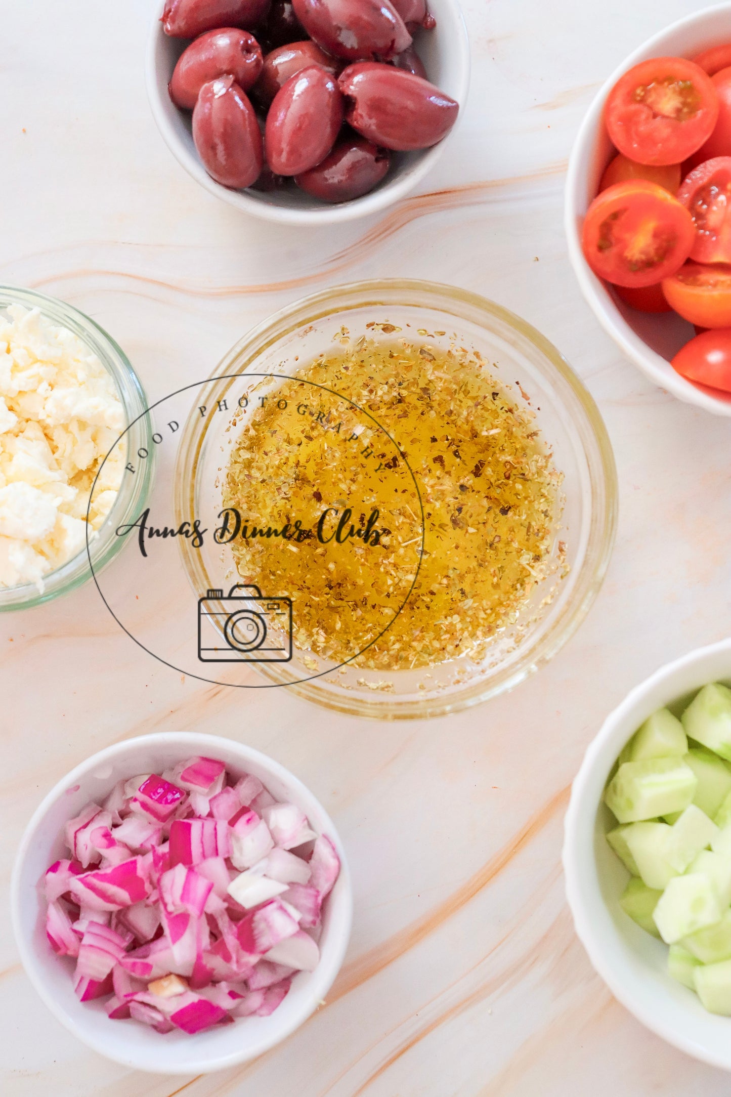 Mediterranean orzo  salad - semi exclusive set 1