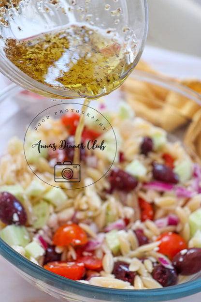 Mediterranean orzo  salad - semi exclusive set 1