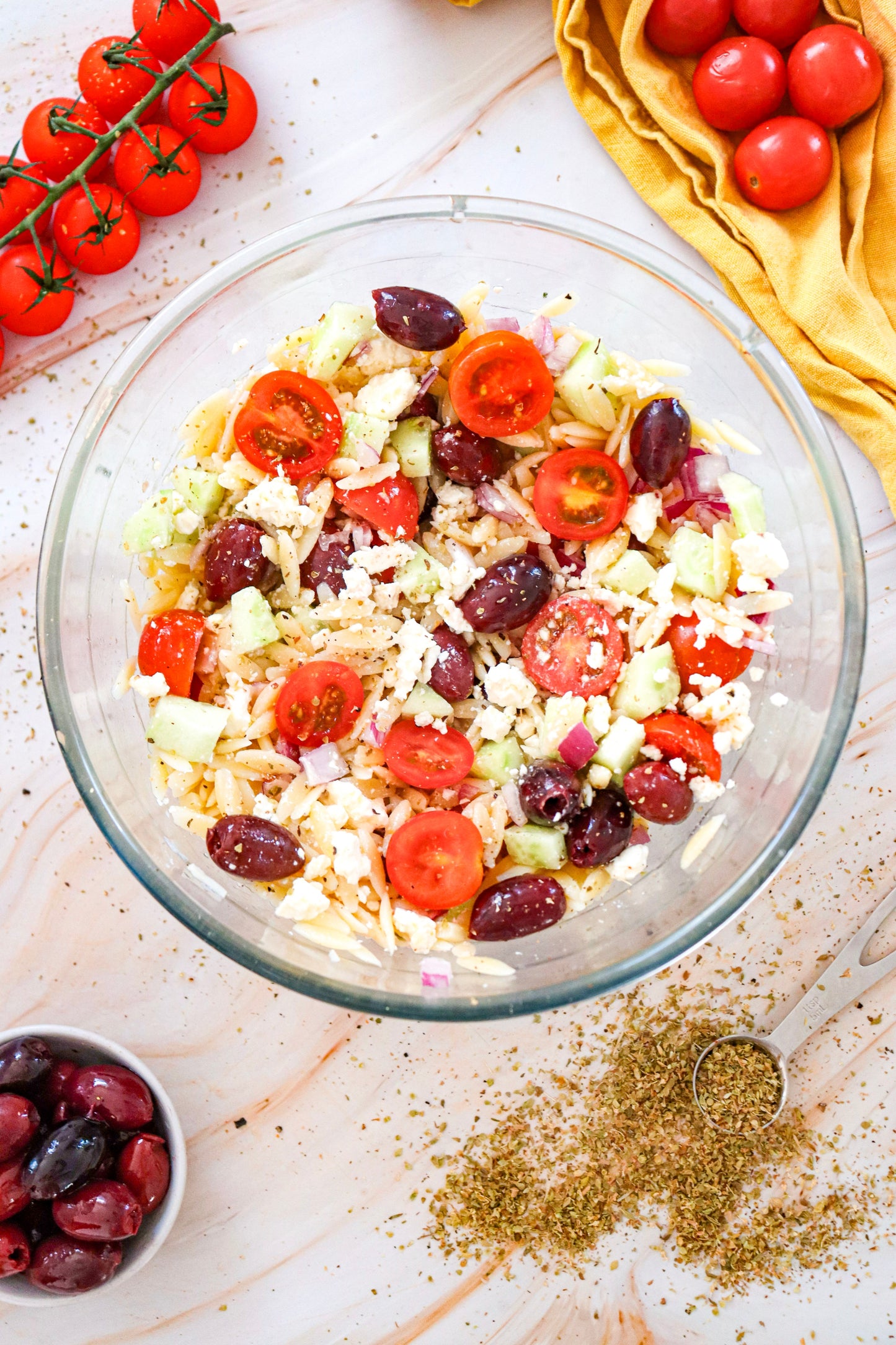 Mediterranean orzo  salad - semi exclusive set 2