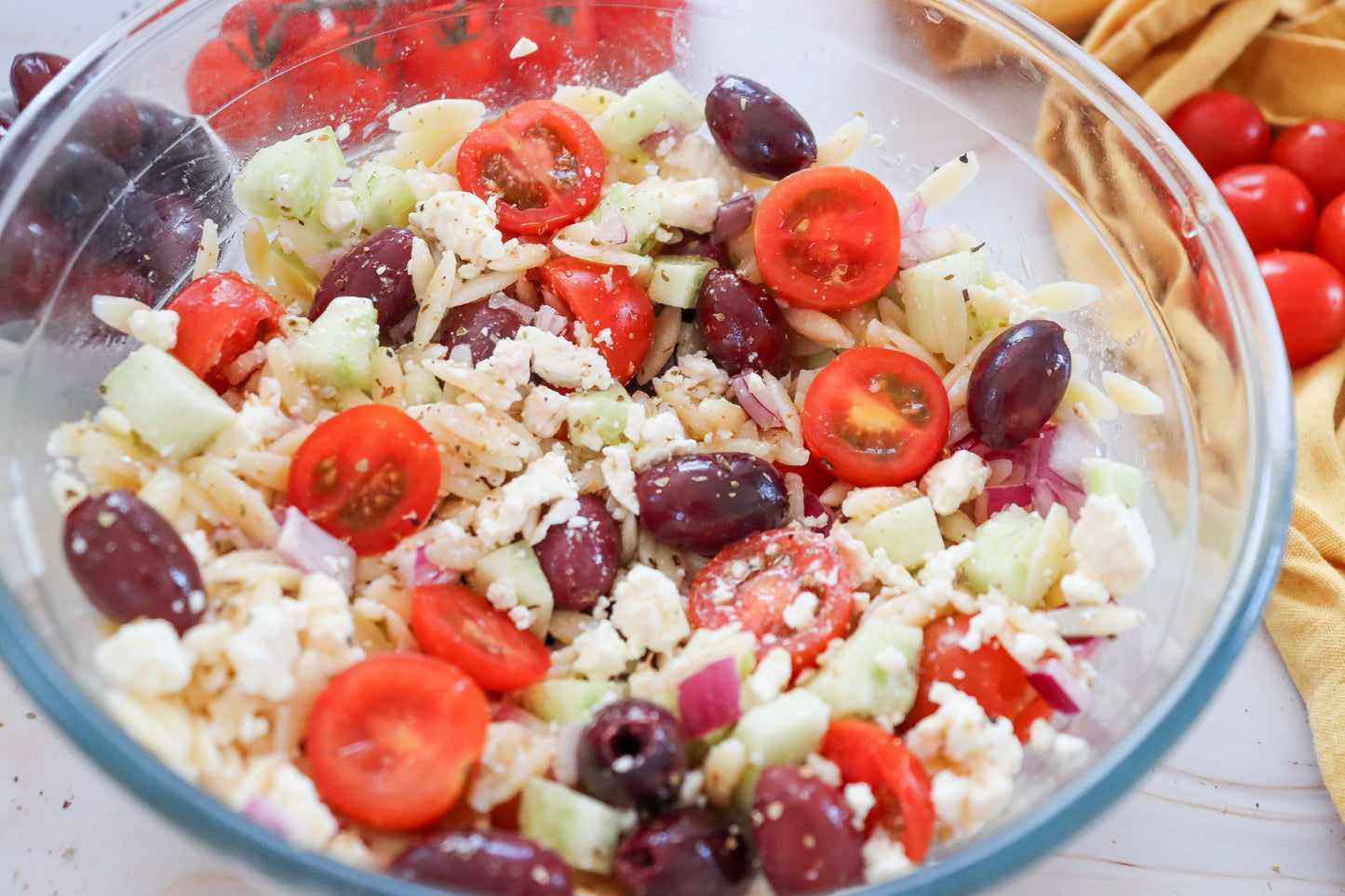 Mediterranean orzo  salad - semi exclusive set 1