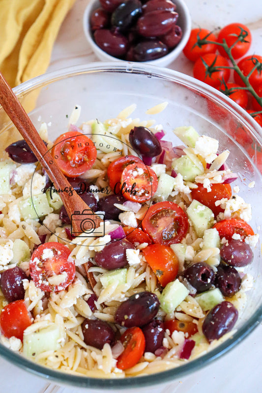 Mediterranean orzo  salad - semi exclusive set 1