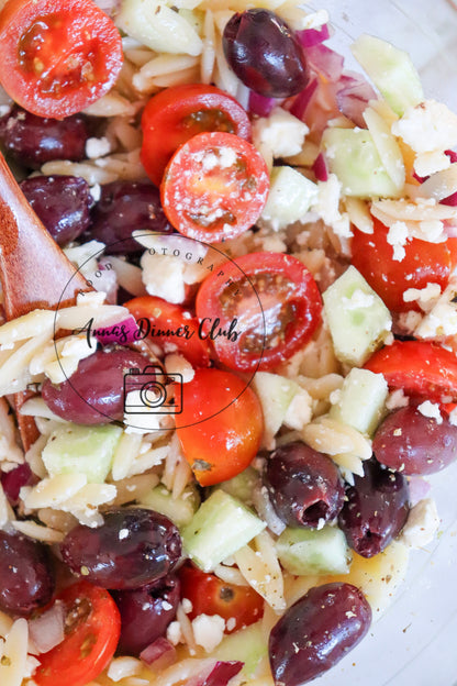 Mediterranean orzo  salad - semi exclusive set 1