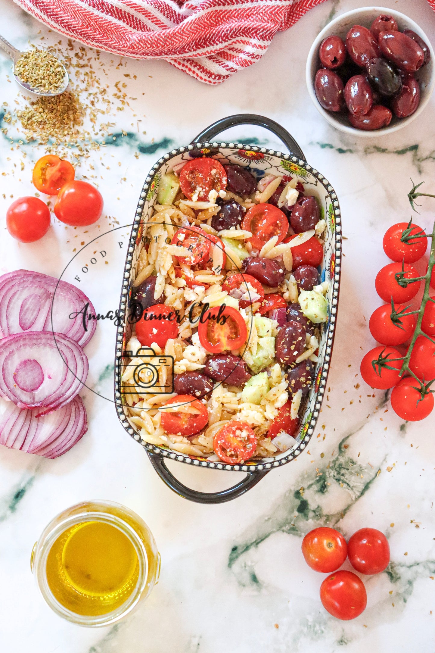 Mediterranean orzo  salad - semi exclusive set 2