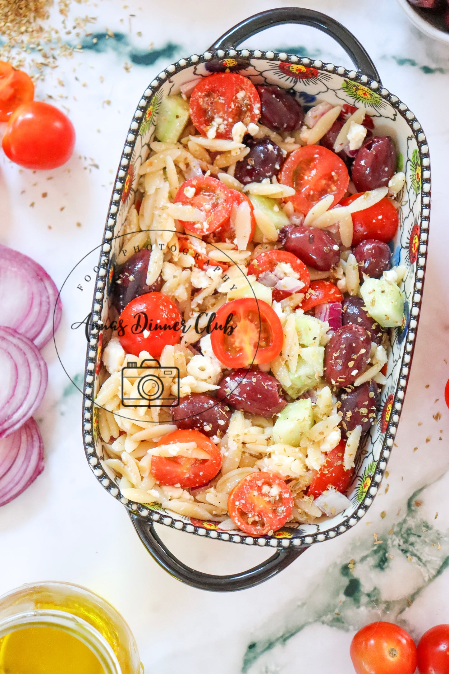 Mediterranean orzo  salad - semi exclusive set 2