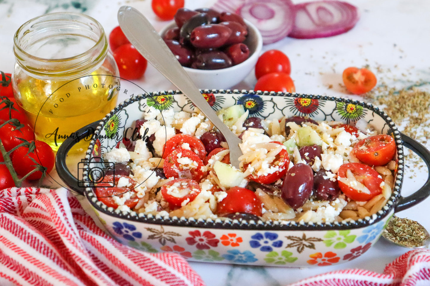 Mediterranean orzo  salad - semi exclusive set 2