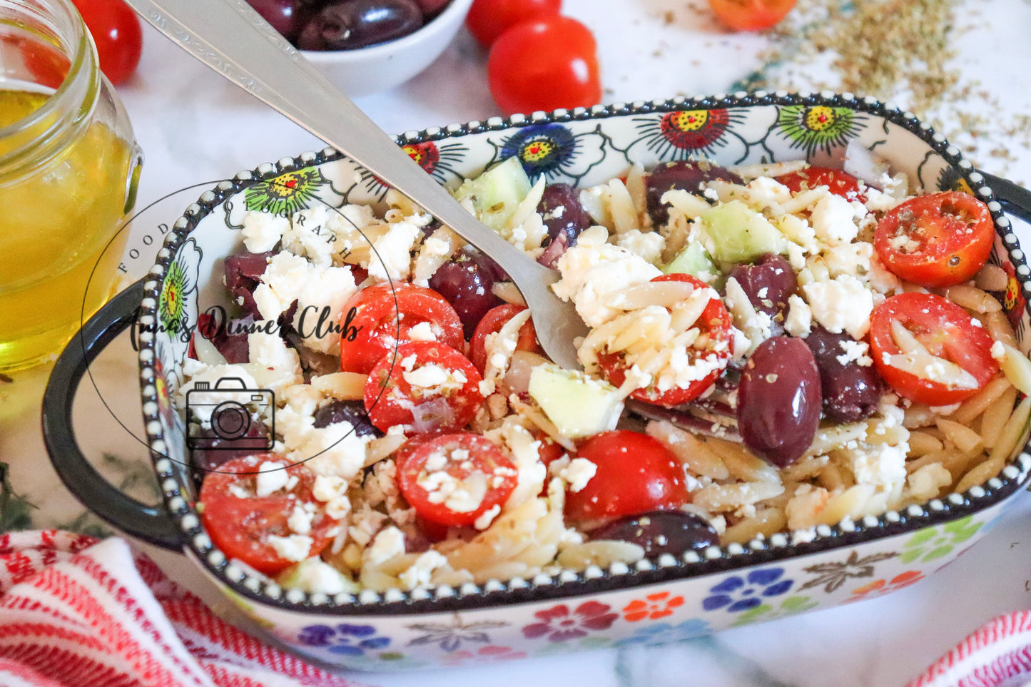 Mediterranean orzo  salad - semi exclusive set 2